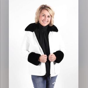 NEW WITH TAGS Stand Studio Faux Leather jacket